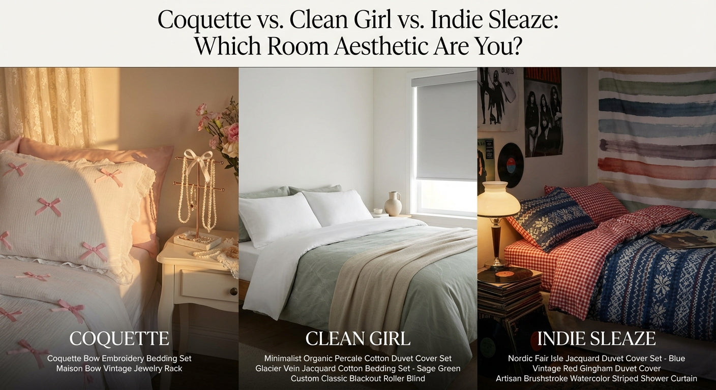 Coquette vs. Clean Girl vs. Indie Sleaze: Which Room Aesthetic Are You?