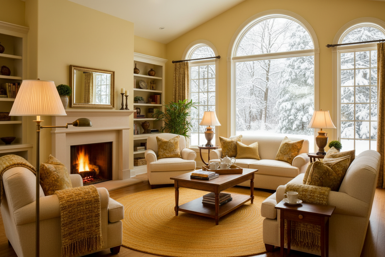 Why Yellow Rooms Feel Warm and Inviting During Winter
