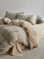 Vintage Patchwork Style Cotton Jacquard Bedding Set