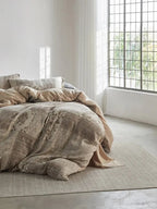 Vintage Patchwork Style Cotton Jacquard Duvet Cover