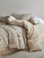 Vintage Patchwork Style Cotton Jacquard Duvet Cover