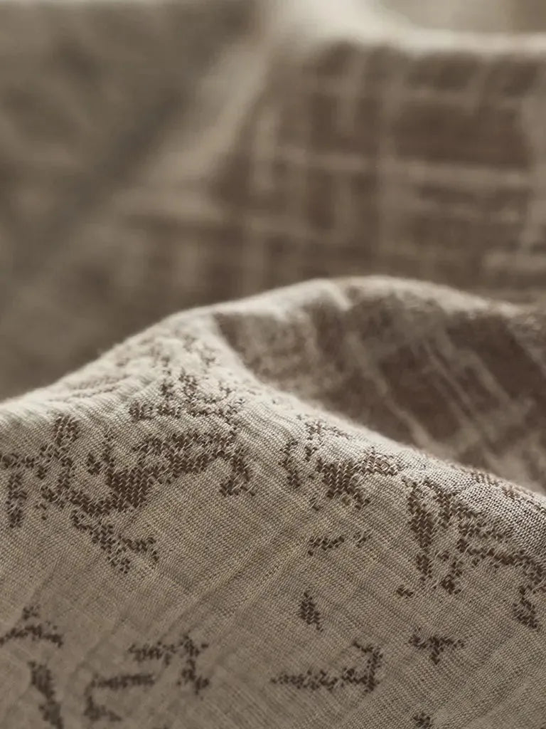 Vintage Patchwork Style Cotton Jacquard Duvet Cover