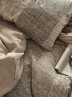 Vintage Patchwork Style Cotton Jacquard Bedding Set