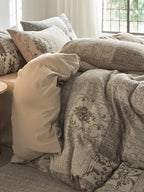 Vintage Patchwork Style Cotton Jacquard Bedding Set