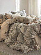 Vintage Patchwork Style Cotton Jacquard Duvet Cover