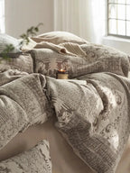 Vintage Patchwork Style Cotton Jacquard Duvet Cover