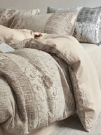 Vintage Patchwork Style Cotton Jacquard Bedding Set