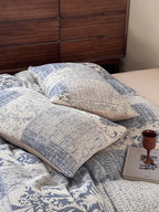 Vintage Patchwork Style Cotton Jacquard Bedding Set