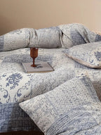 Vintage Patchwork Style Cotton Jacquard Duvet Cover