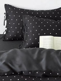 Black Polka Dot Tencel Bedding Set
