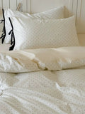 Sky & Snow Tiny Polka Dot Bedding Set