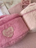 Sweet Baby Fleece Cosmetic Pouch