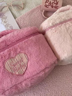 Sweet Baby Fleece Cosmetic Pouch