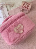 Sweet Baby Fleece Cosmetic Pouch