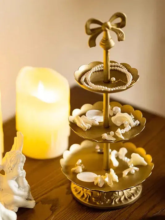 Maison Bow Tiered Jewelry Stand