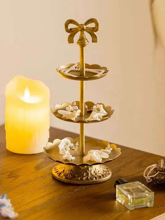 Maison Bow Tiered Jewelry Stand