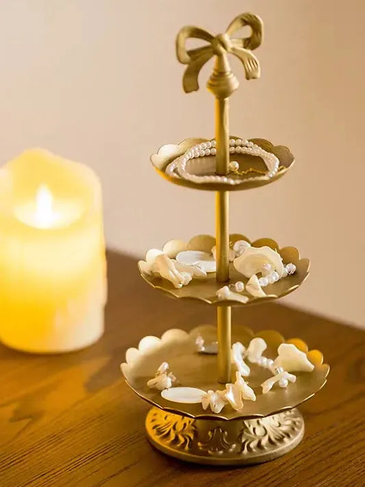 Maison Bow Tiered Jewelry Stand
