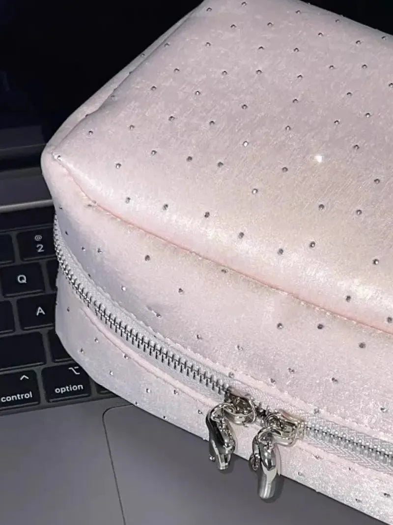 Stardust Velvet Cosmetic Case