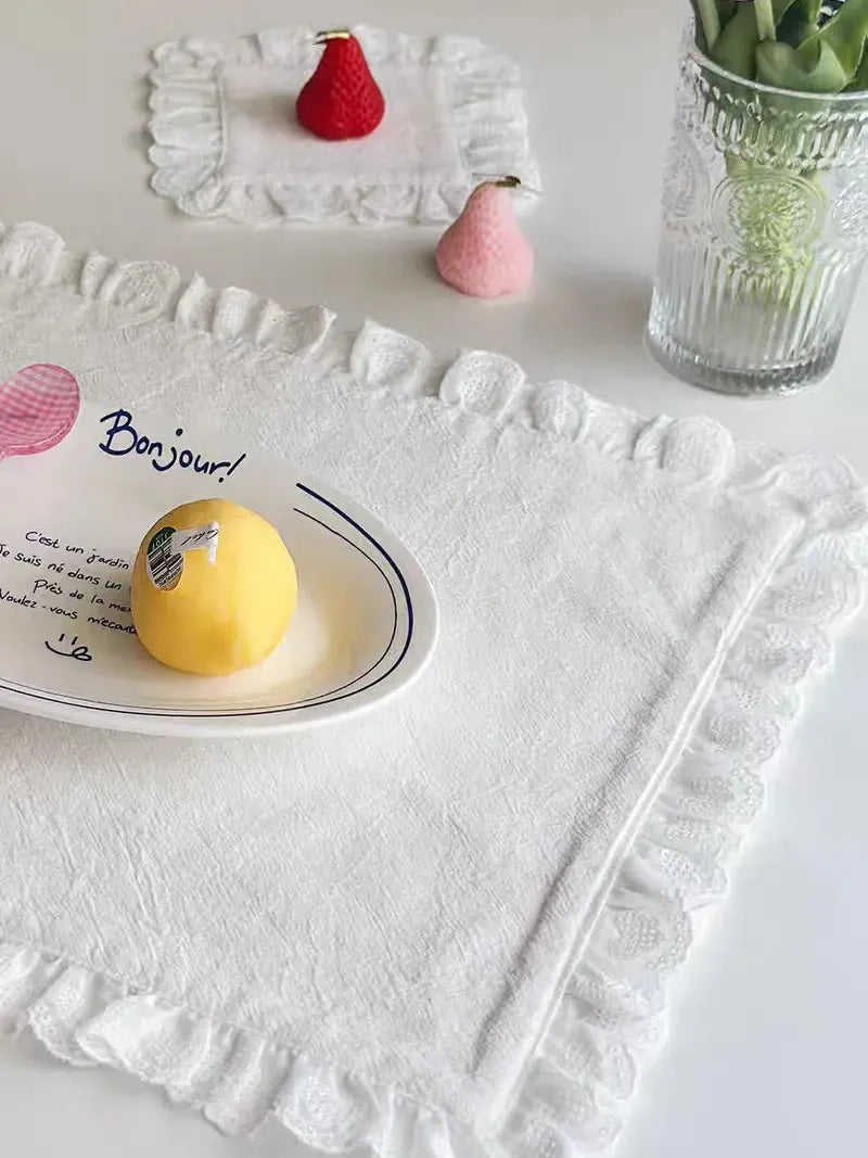 Petite Ruffle Lace Placemat
