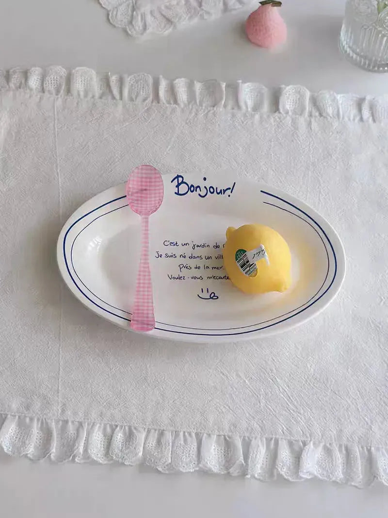 Petite Ruffle Lace Placemat