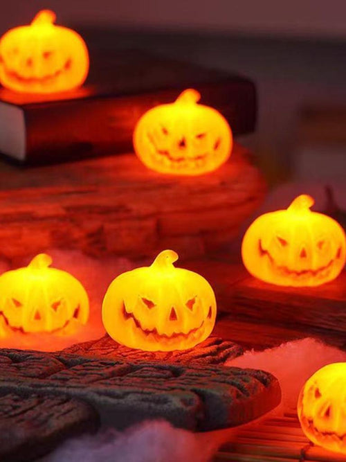 9 Pcs Mini Pumpkin Lights