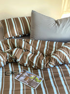 Barcode striped Bedding Set