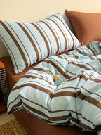 Barcode striped Bedding Set