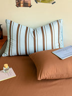 Barcode striped Bedding Set