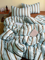 Barcode striped Bedding Set
