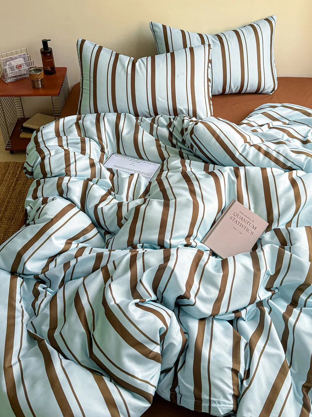 Barcode striped Bedding Set