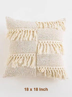 Boho Tufted Cotton Throw Pillow