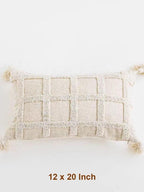 Boho Tufted Cotton Throw Pillow