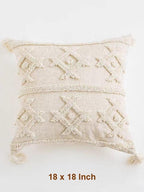 Boho Tufted Cotton Throw Pillow