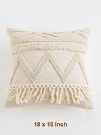 Boho Tufted Cotton Throw Pillow