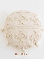 Boho Tufted Cotton Throw Pillow