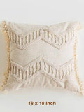 Boho Tufted Cotton Throw Pillow