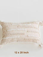 Boho Tufted Cotton Throw Pillow