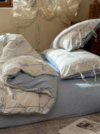 Bow Stripe Bedding Set