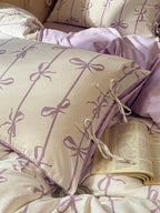 Bow Stripe Bedding Set