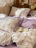 Bow Stripe Duvet Cover