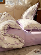 Bow Stripe Bedding Set