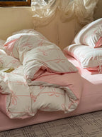 Bow Stripe Bedding Set