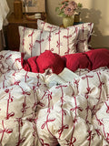 Bow Stripe Bedding Set