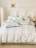 Bunny Floral Vine Duvet Cover