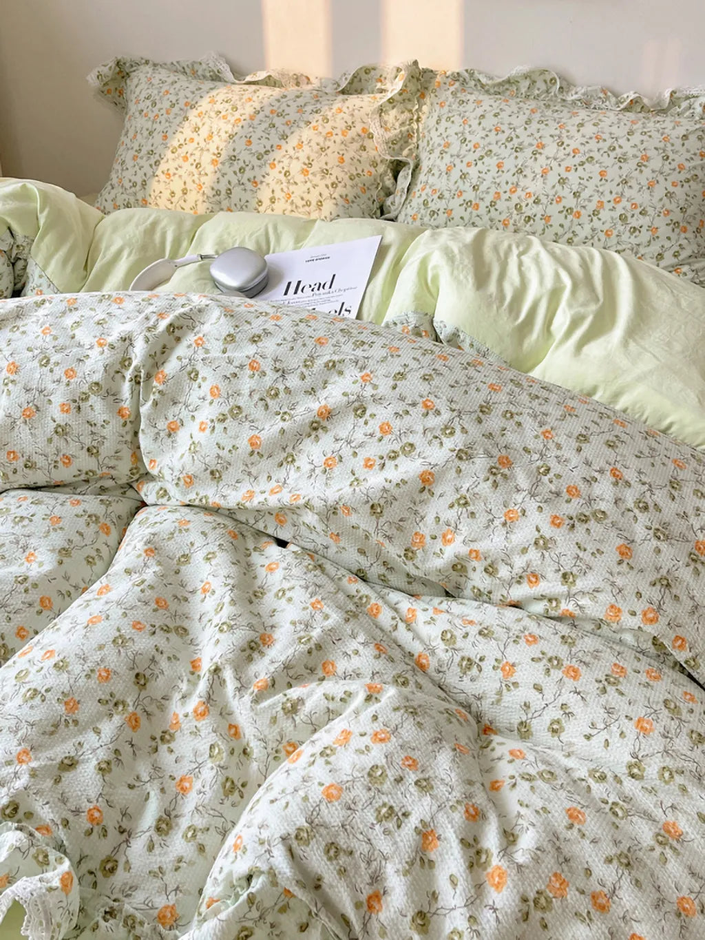 Calico Floral Bedding Set