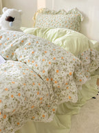 Calico Floral Bedding Set
