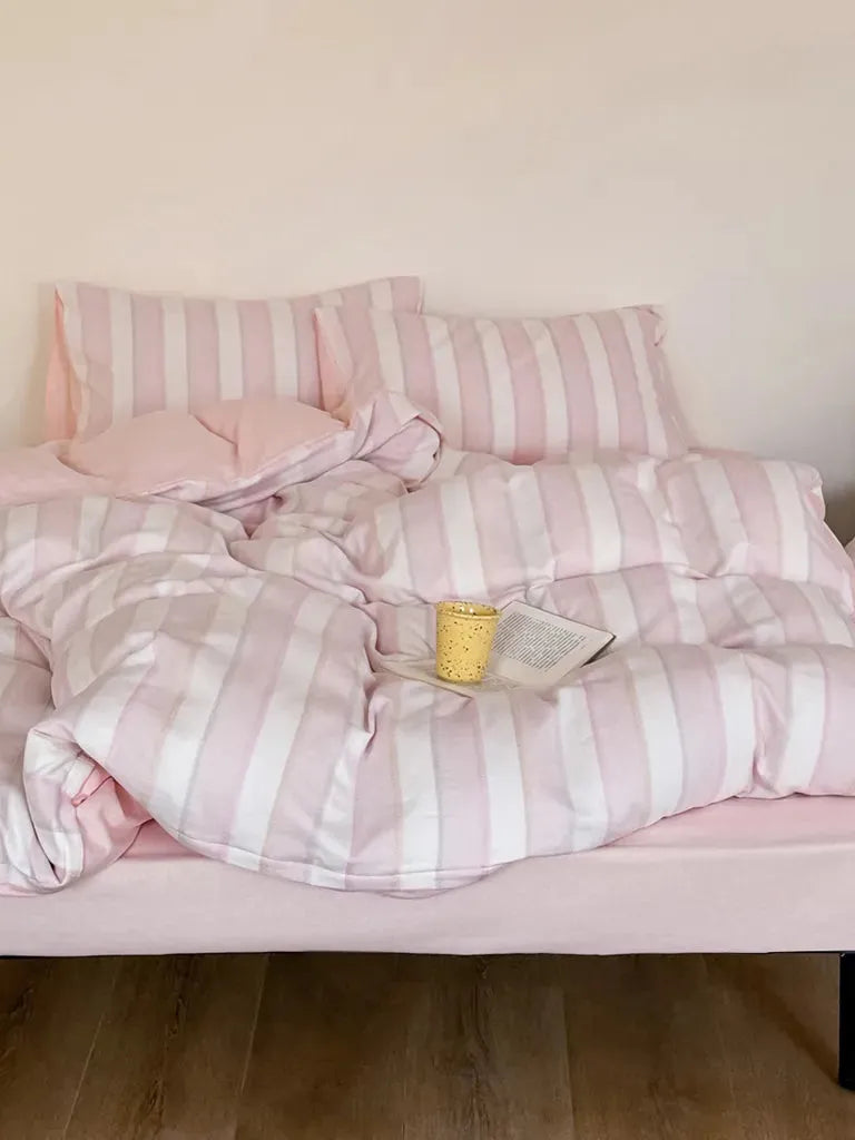 Candy Striped Duvet Cover