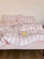 Candy Striped Duvet Cover