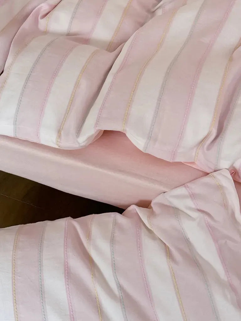 Candy Striped Duvet Cover