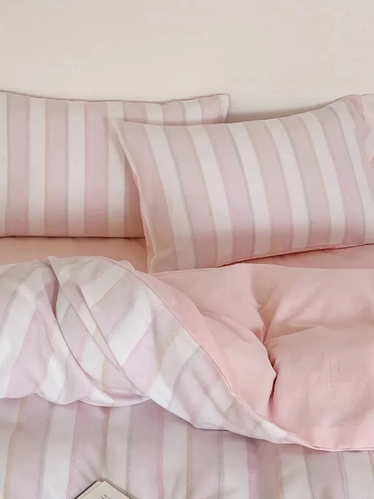 Candy Striped Bedding Set